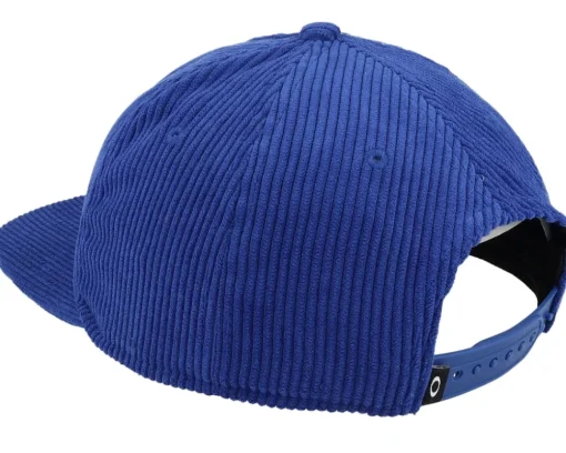 Ellipse Corduroy Hat Crystal Blue Snapback - Oakley