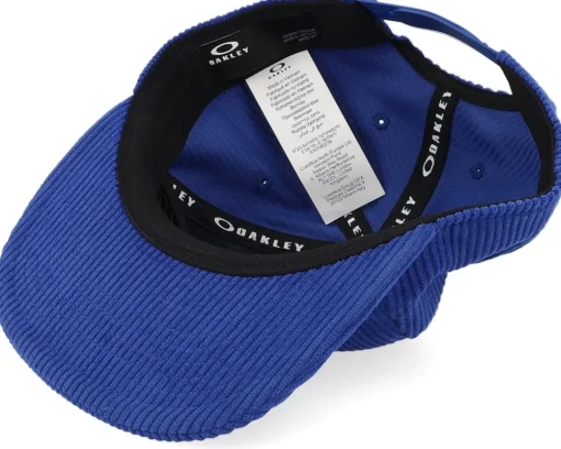 Ellipse Corduroy Hat Crystal Blue Snapback - Oakley