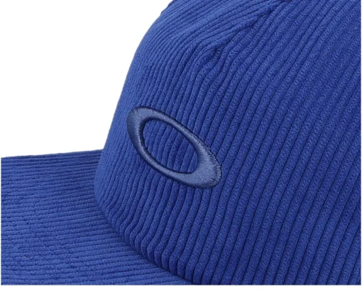 Ellipse Corduroy Hat Crystal Blue Snapback - Oakley