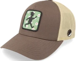 Emil Silhouette Blossom Brown/Khaki Trucker - Emil I Lönneberga