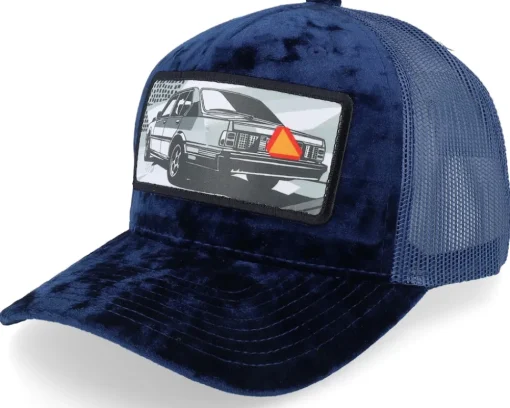 Epa Car Pop Art Velvet Black A-Frame Trucker - Calza Pennello