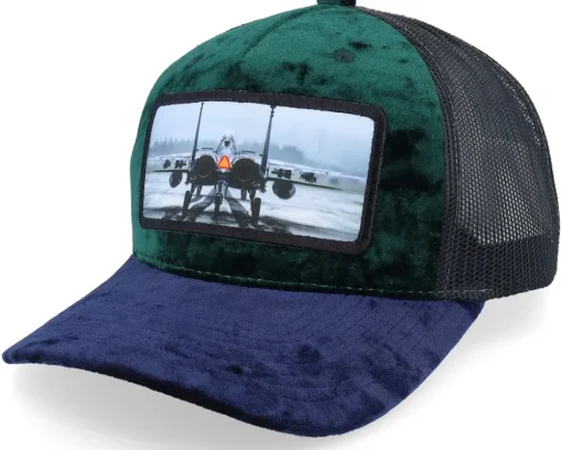 Epa Jet Fighter Velvet White A-Frame Trucker - Calza Pennello