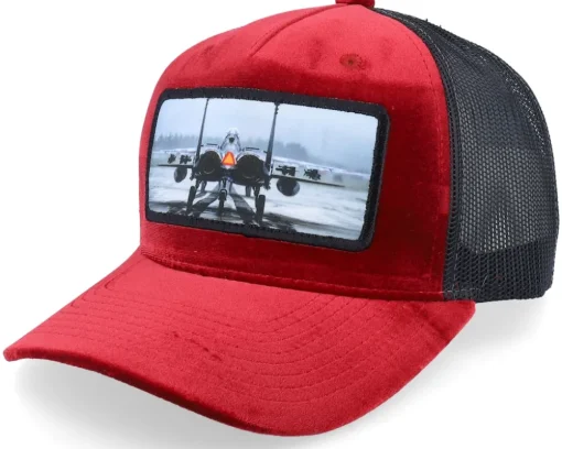 Epa Jet Fighter Velvet White A-Frame Trucker - Calza Pennello