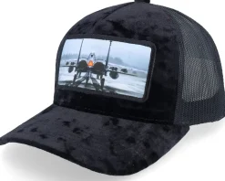 Epa Jet Fighter Velvet White A-Frame Trucker - Calza Pennello