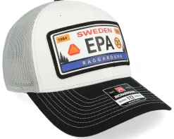 Epa Registreringsskylt White/Aluminium/Black - Iconic