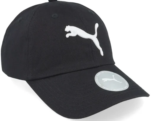 Essential Cap Black Dad Cap - Puma