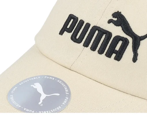 Essential No.1 Cap Beige Dad Cap - Puma