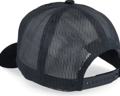 Evil Doll Velvet Black/Black A-frame Trucker - Scenes