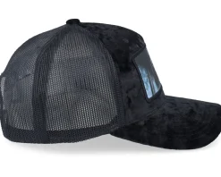 Evil Doll Velvet Black/Black A-frame Trucker - Scenes