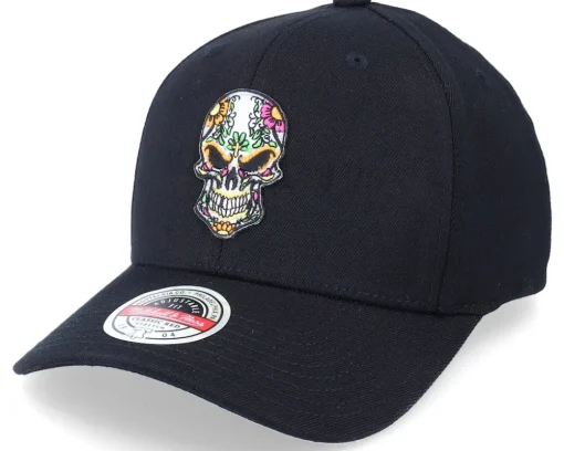 Evil Skull Patch 110 Black Adjustable - Calaveras