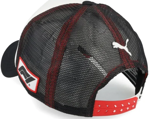 F1 Logo 24 Race Special Austin USA White/Black A-Frame Trucker - Formula One
