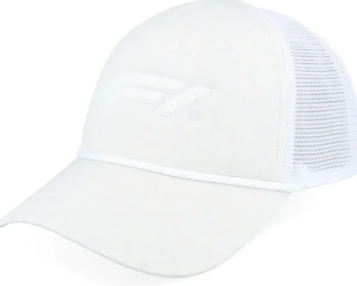 F1 Logo Boucle Foam White Heather Trucker - Formula One