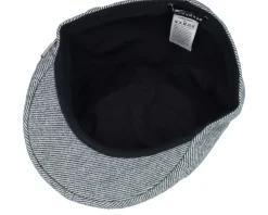 Fabric Antracite Flat Cap - Seeberger