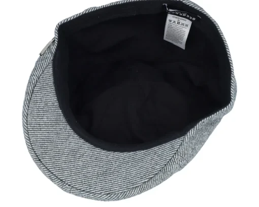 Fabric Antracite Flat Cap - Seeberger