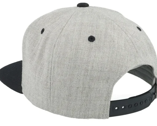 Facebox Grey/Black Snapback - Bearded Man