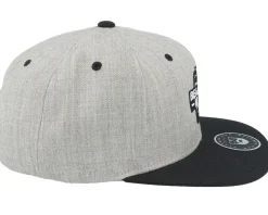 Facebox Grey/Black Snapback - Bearded Man
