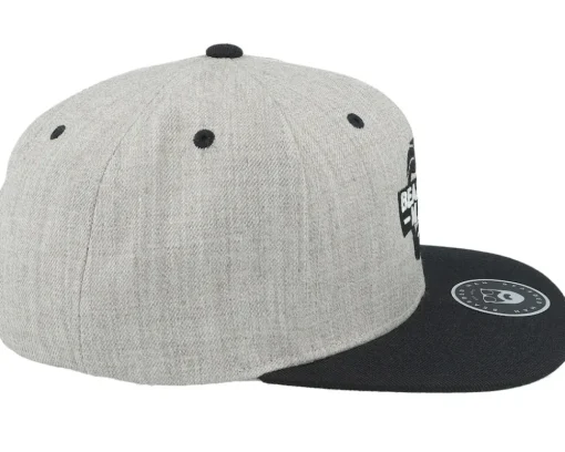 Facebox Grey/Black Snapback - Bearded Man