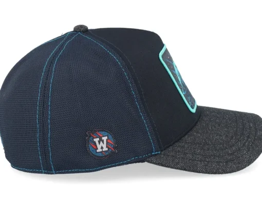 Fantastic Beasts Were Wolf Black/Grey A-Frame Trucker - Capslab