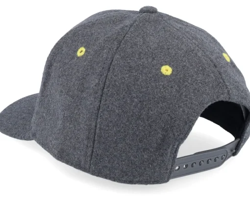Faux Melton Wool Charcoal Adjustable - John Deere