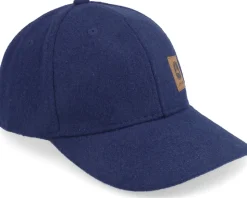 Faux Melton Wool Navy Adjustable - John Deere