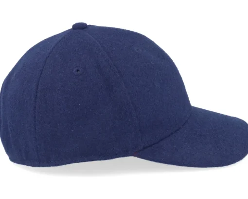 Faux Melton Wool Navy Adjustable - John Deere