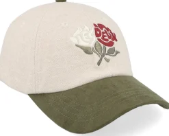 Felipe Brushed L. Desert Sand/Forest Green Dad Cap - Les Deux