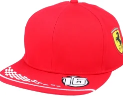 Ferrari Leclerc Cap Red Snapback - Formula One