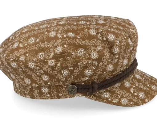 Fiddler Cap Bison/Off White Vega Cap - Brixton