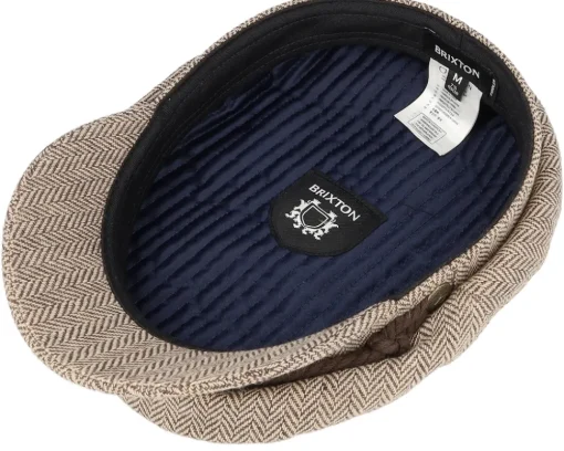 Fiddler Cap Dark Earth/Sand Vega Cap - Brixton