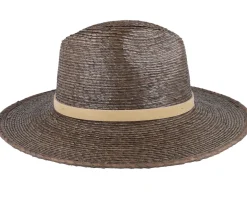 Field Proper Dark Earth/Natural Straw Hat - Brixton