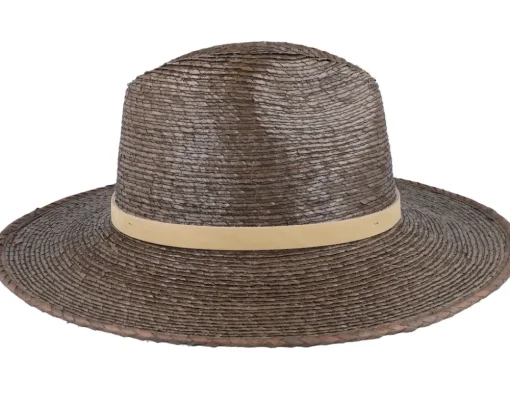 Field Proper Dark Earth/Natural Straw Hat - Brixton