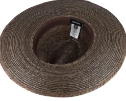 Field Proper Dark Earth/Natural Straw Hat - Brixton