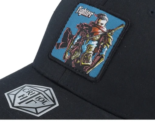 Fighter Box Patch Black Flexfit - Critiql Hit