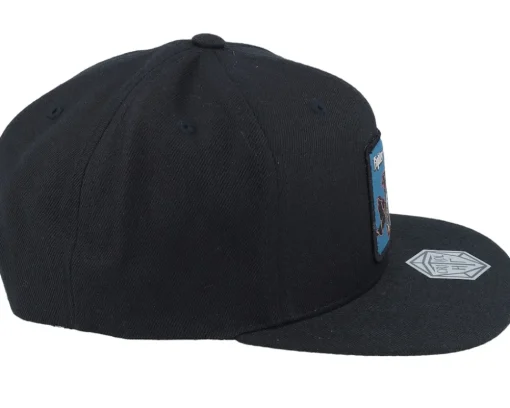 Fighter Box Patch Black Snapback - Critiql Hit