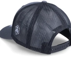 Fighter Class Emblem Charcoal/Black Trucker - Critiql Hit