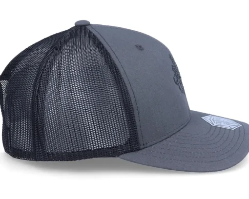 Fighter Class Emblem Charcoal/Black Trucker - Critiql Hit