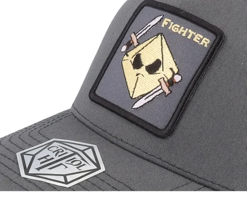 Fighter Class 112fp Charcoal/Black Trucker - Critiql Hit