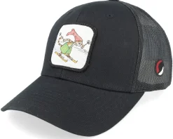 Findus Skiing Black Trucker - Pettson och Findus