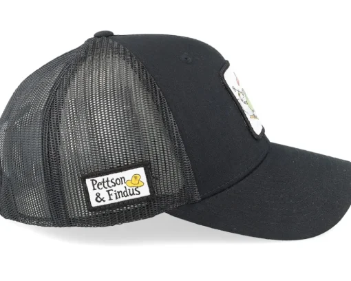 Findus Skiing Black Trucker - Pettson och Findus