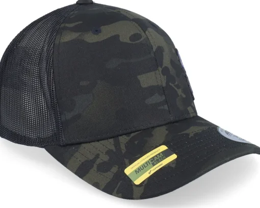 Finland Army Skull Multicam Black Trucker - Army Head
