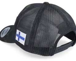 Finland Army Skull Multicam Black Trucker - Army Head