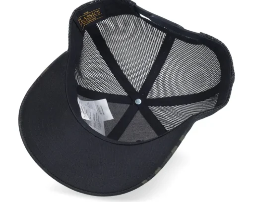 Finland Army Skull Multicam Black Trucker - Army Head