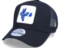 Finland Ripped Flag Patch Sauna Black Trucker - Iconic