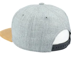 Fir Mountain Patch Heather Grey/Suede Snapback - Wild Spirit