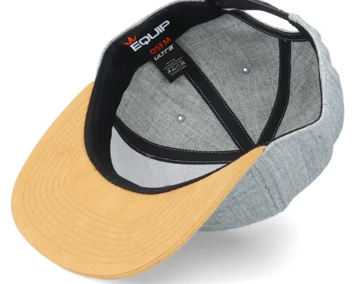 Fir Mountain Patch Heather Grey/Suede Snapback - Wild Spirit