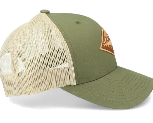Fir Mountain Patch Mossgreen/Khaki Trucker - Wild Spirit