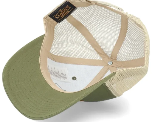 Fir Mountain Patch Mossgreen/Khaki Trucker - Wild Spirit