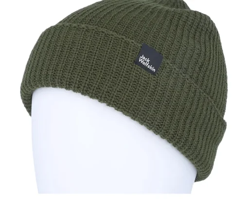 Fischer Beanie Island Moss Cuff - Jack Wolfskin
