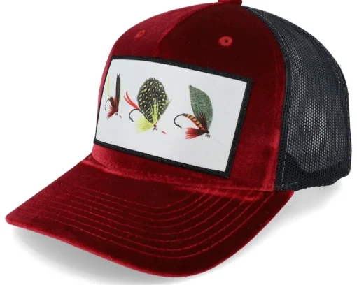 Fishing Flies Velvet Black Trucker - Skillfish