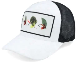 Fishing Flies Velvet White/Black Trucker - Skillfish